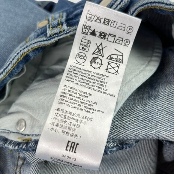 Dorothee Schumacher Slim Straight Cropped Medium Wash Jeans Size 1 XS - Picture 7 of 10